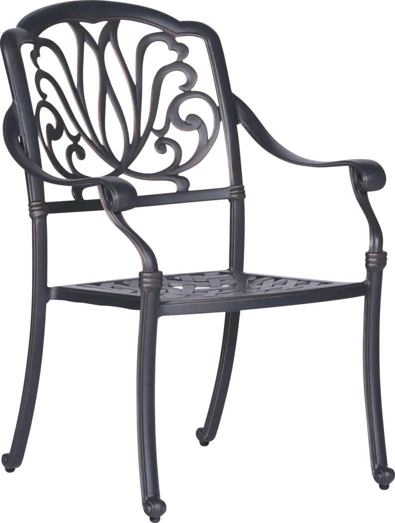 Outdoor Aurorette I Navy Chair, Set of 2 - Thumbnail - Image 2