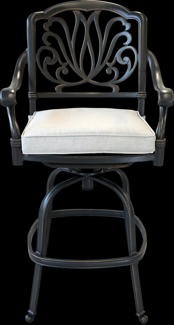 Outdoor Aurorette III Gray Barstool, Set of 2 - Thumbnail - Image 2