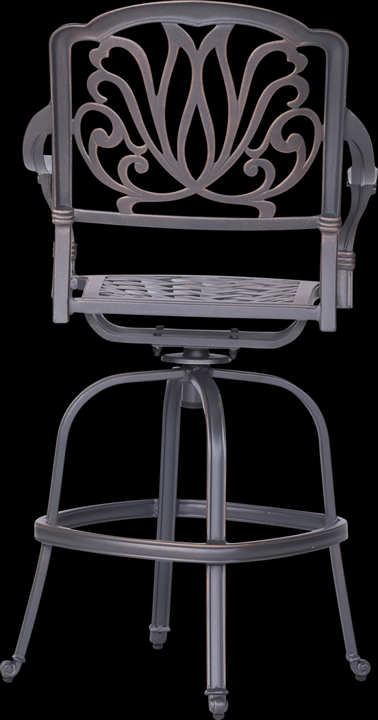 Outdoor Aurorette III Gray Barstool, Set of 2 - Thumbnail - Image 3