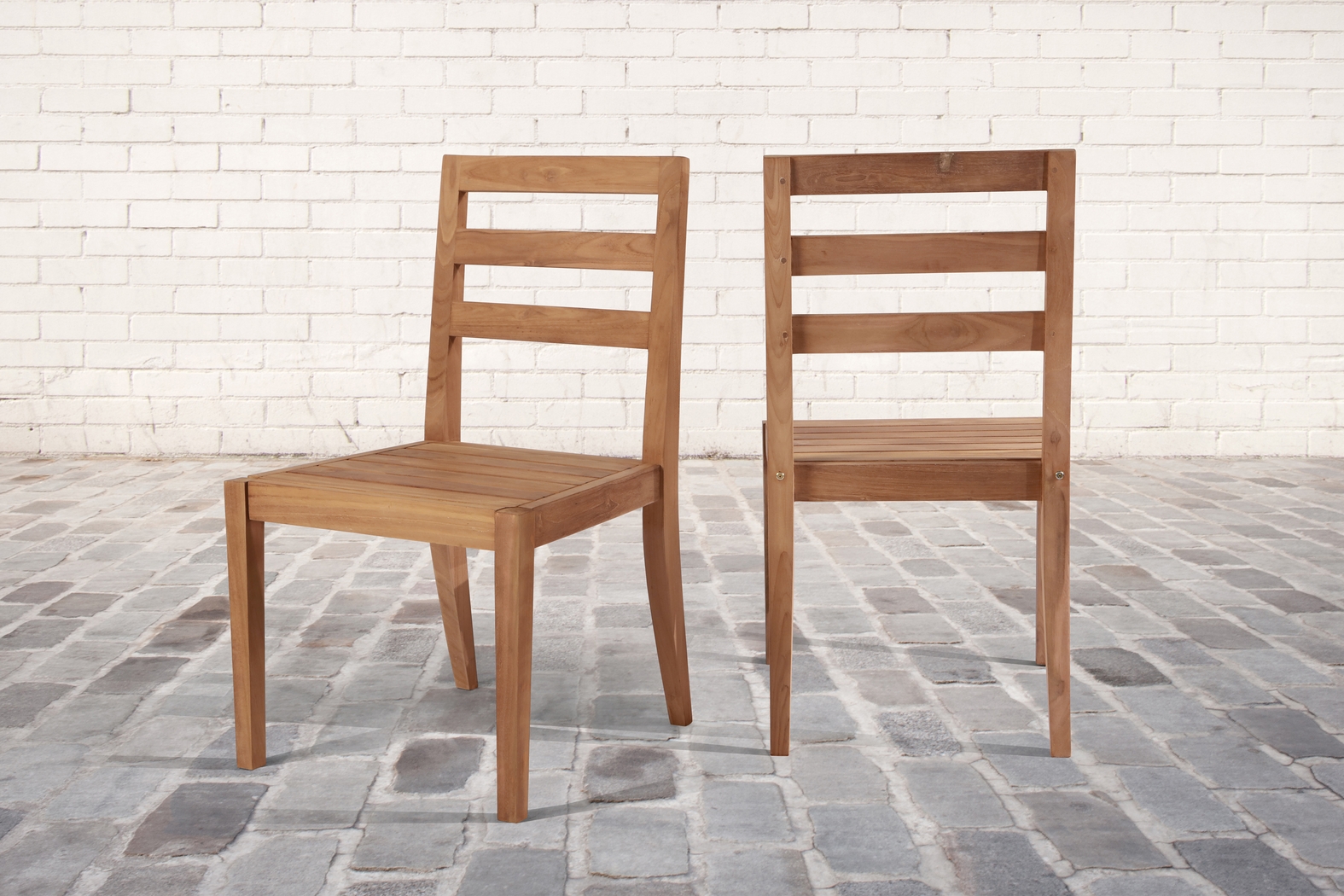 Outdoor Bacheller I Natural Dining Chair, Set of 2 - Thumbnail - Image 2