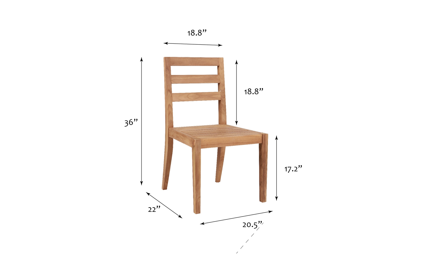 Outdoor Bacheller I Natural Dining Chair, Set of 2 - Thumbnail - Image 12