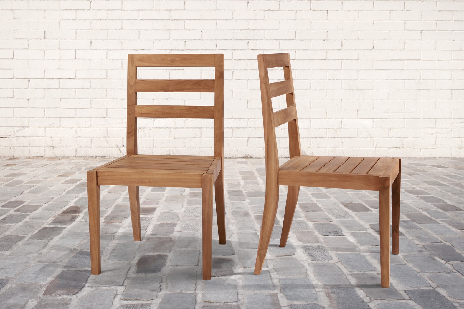 Outdoor Bacheller I Natural Dining Chair, Set of 2 - Thumbnail - Image 3
