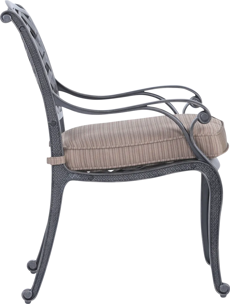 Outdoor Baudouin II Brown Side Chair - Thumbnail - Image 3