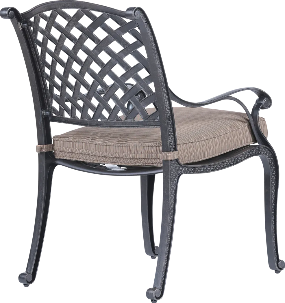Outdoor Baudouin II Brown Side Chair - Thumbnail - Image 4