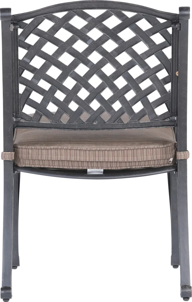 Outdoor Baudouin II Brown Side Chair - Thumbnail - Image 5