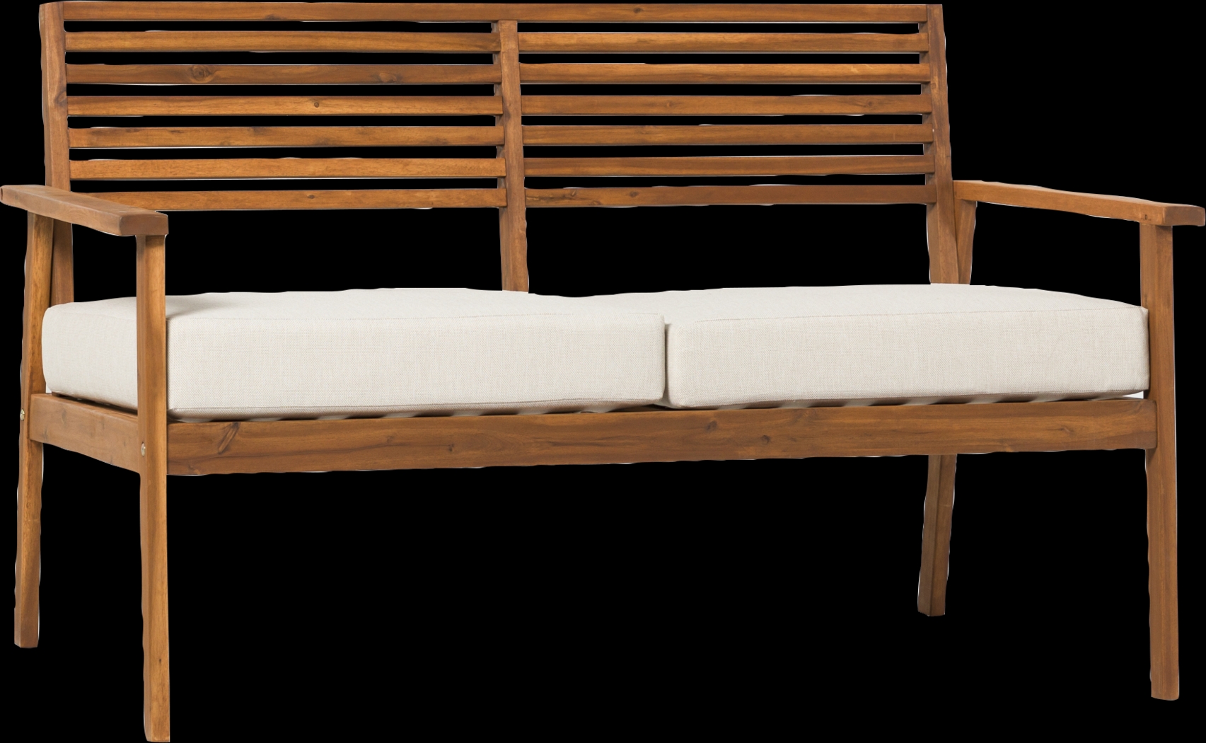 Outdoor Baypool Brown Loveseat - Thumbnail - Image 4