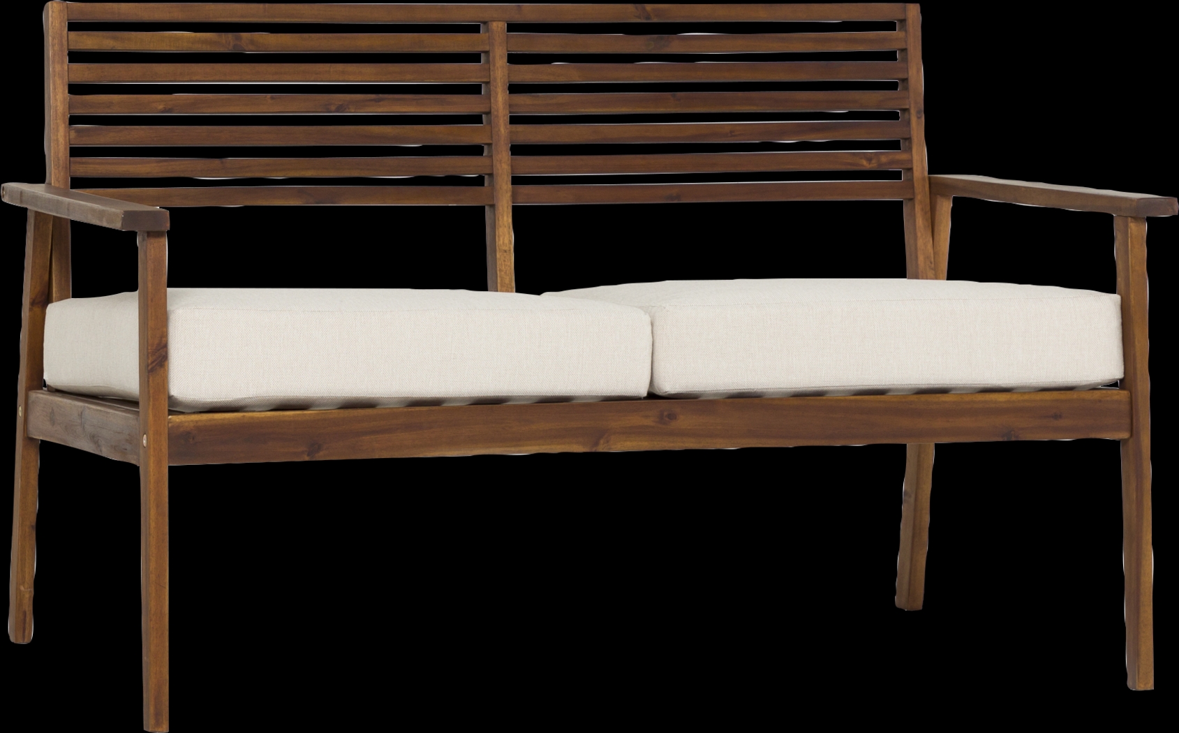 Outdoor Baypool Brown Loveseat - Thumbnail - Image 3