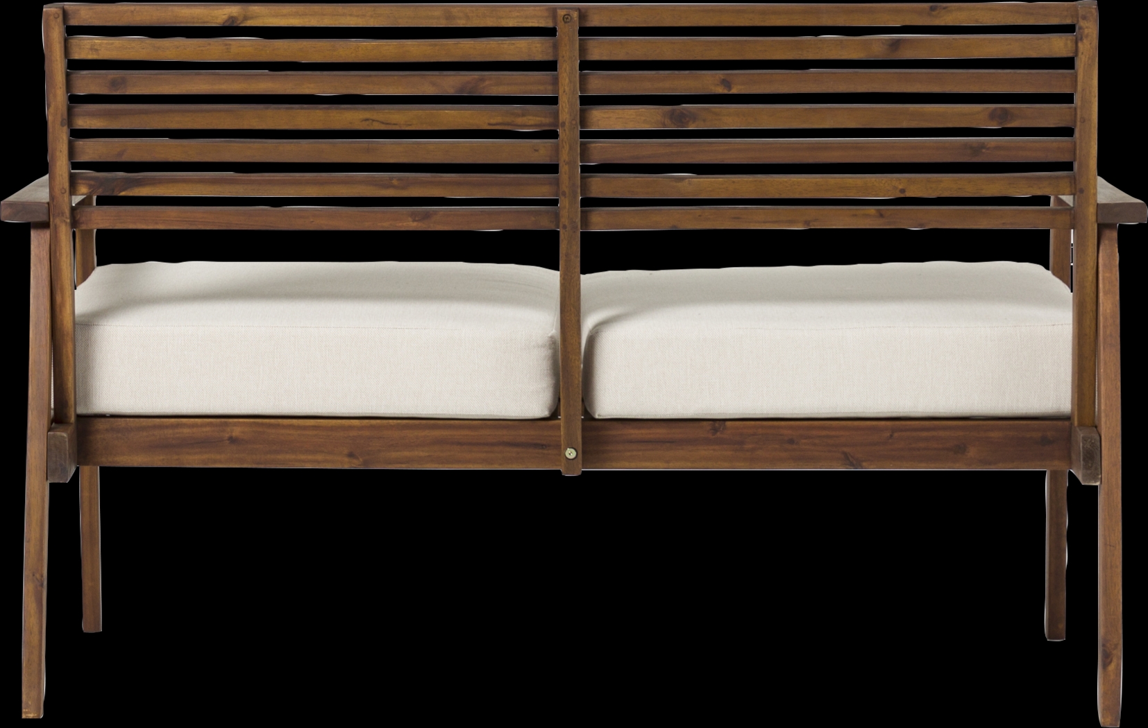 Outdoor Baypool Brown Loveseat - Thumbnail - Image 6