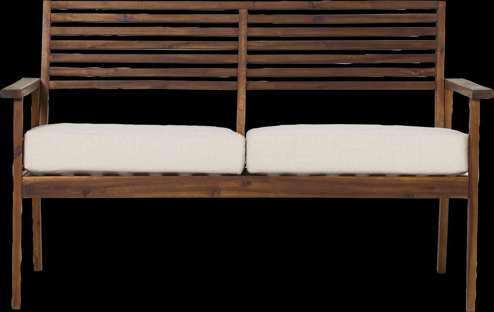 Outdoor Baypool Brown Loveseat - Thumbnail - Image 1