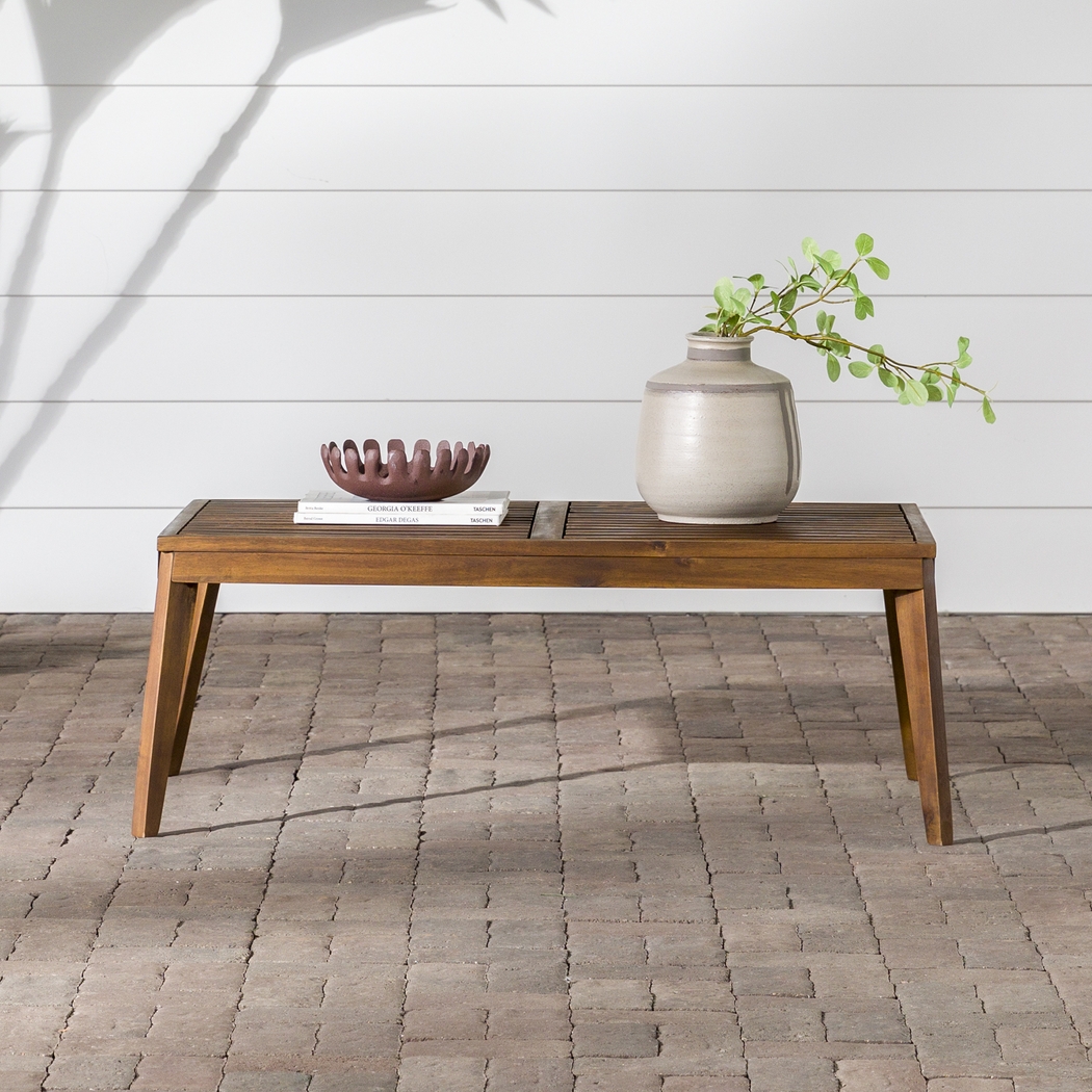 Outdoor Baypool Dark Brown Cocktail Table - Thumbnail - Image 2