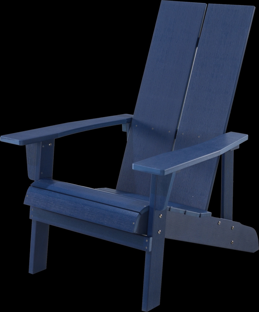 Outdoor Birchmount Blue Adirondack Chair - Thumbnail - Image 1