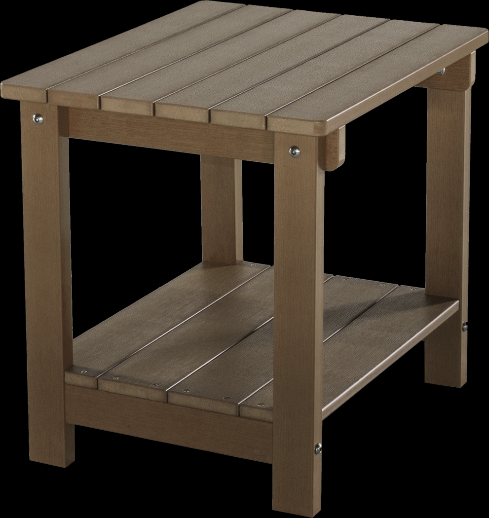 Outdoor Birchmount Brown End Table - Thumbnail - Image 4