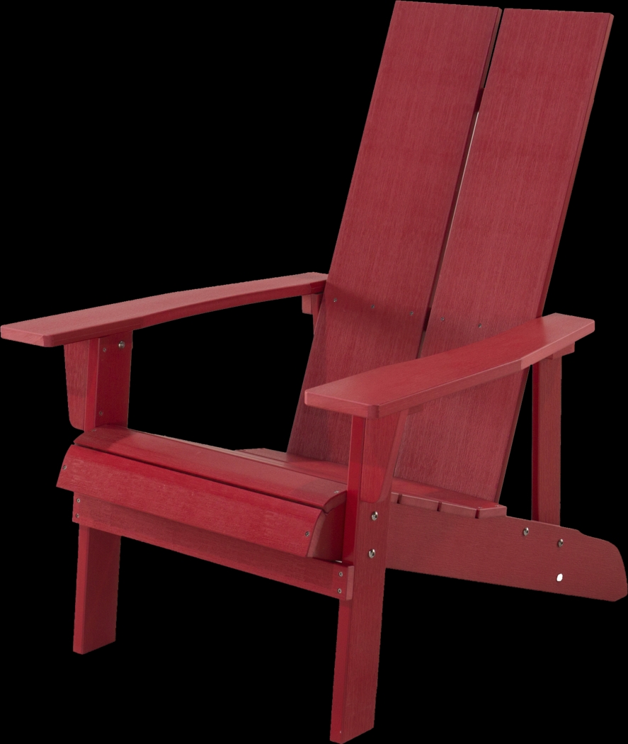 Outdoor Birchmount Red Adirondack Chair - Thumbnail - Image 1