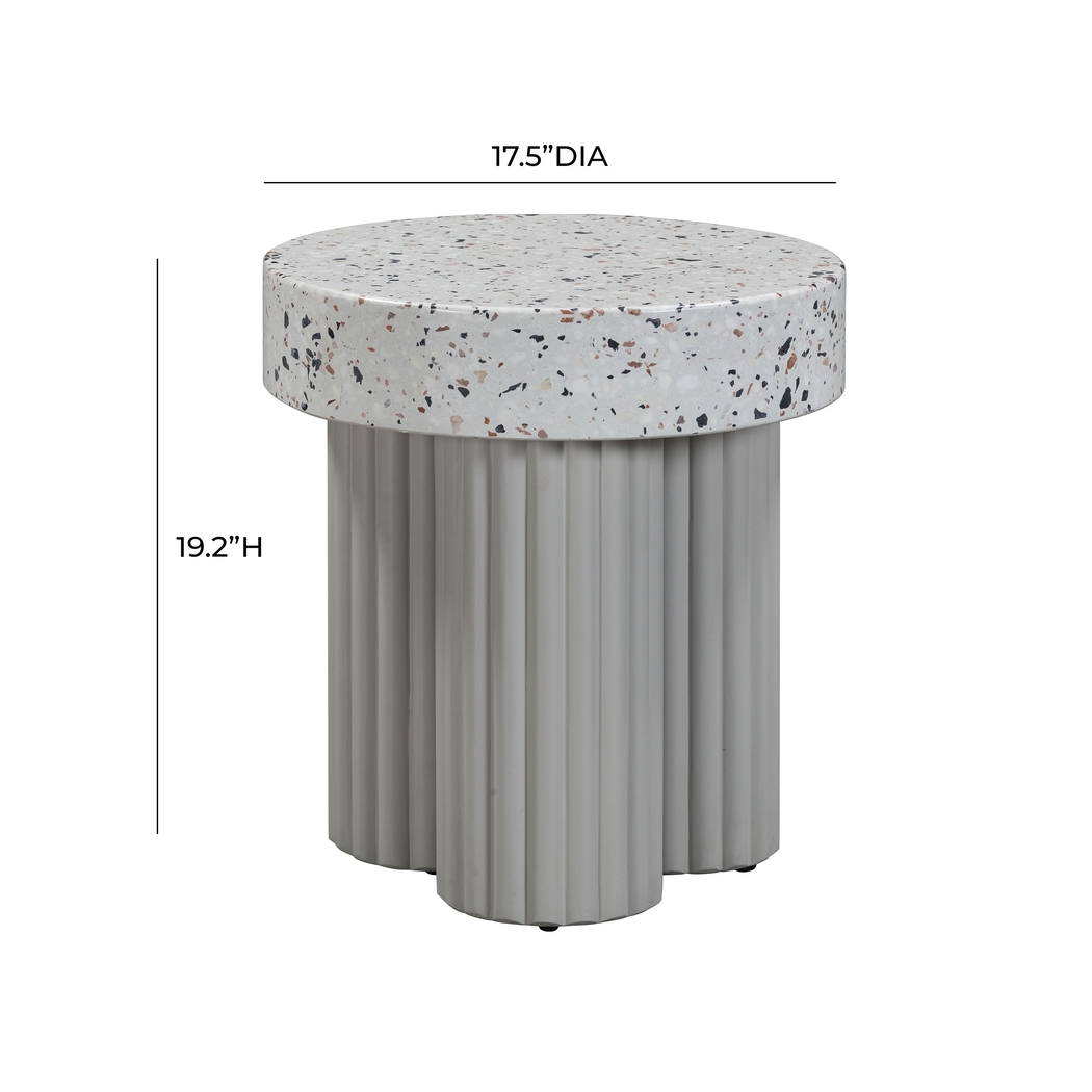 Outdoor Blakekey Gray End Table - Thumbnail - Image 7
