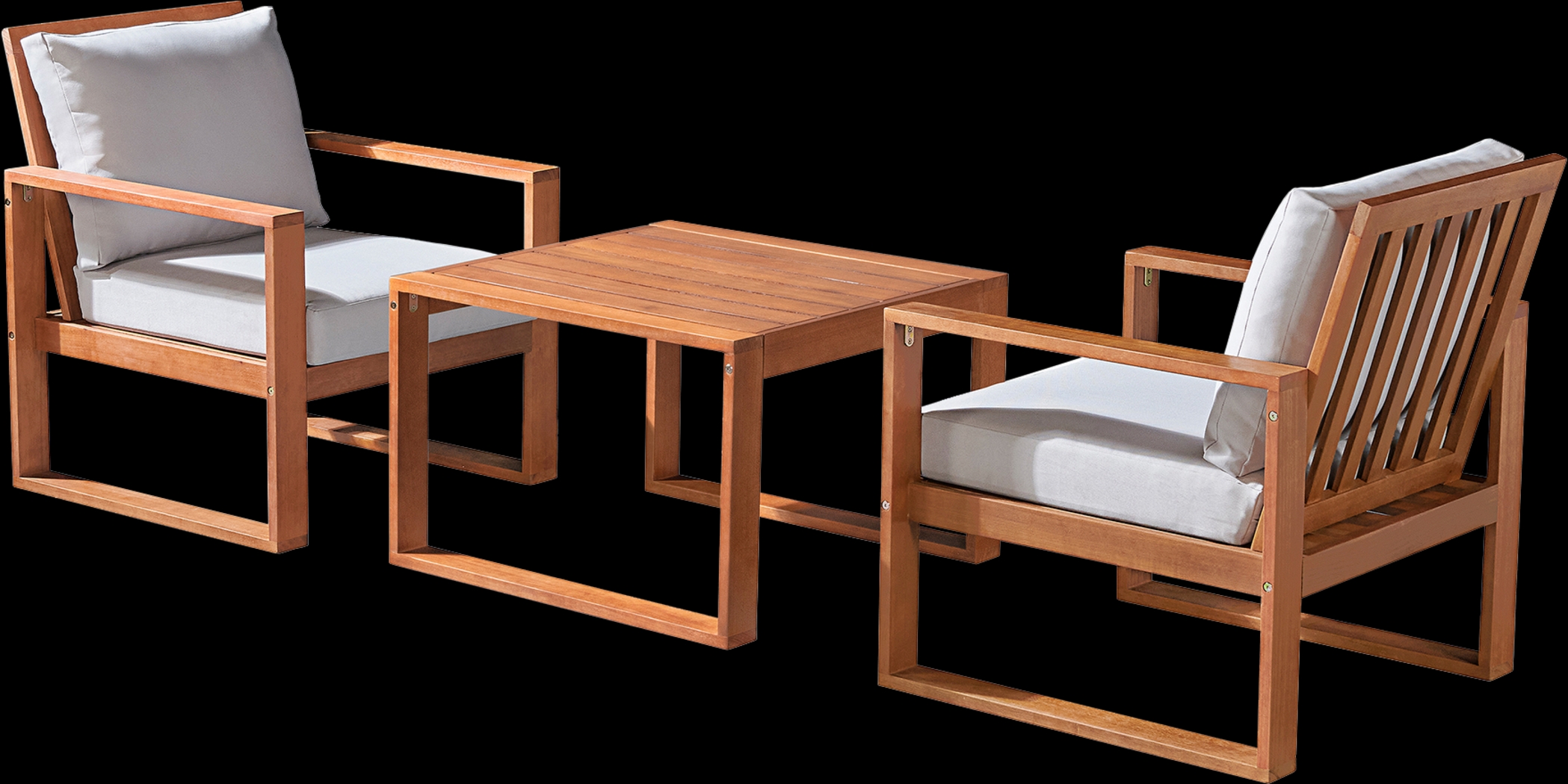 Outdoor Boersma Brown 3pc Seating Set - Thumbnail - Image 1