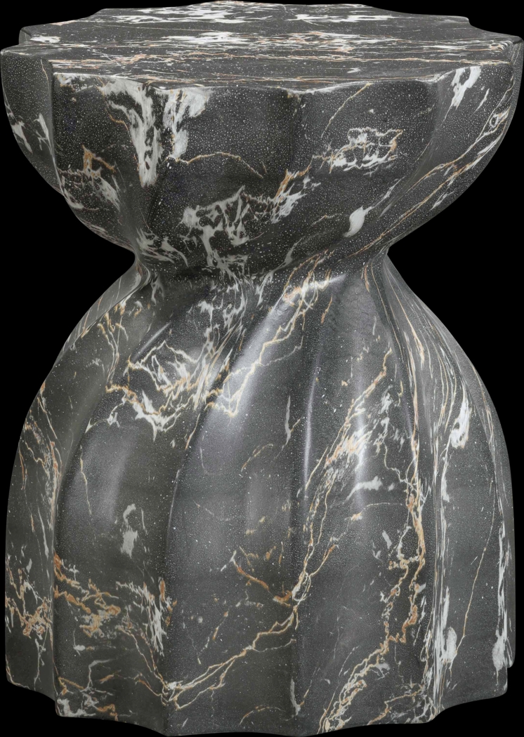 Outdoor Bonneau Black Garden Stool - Thumbnail - Image 3