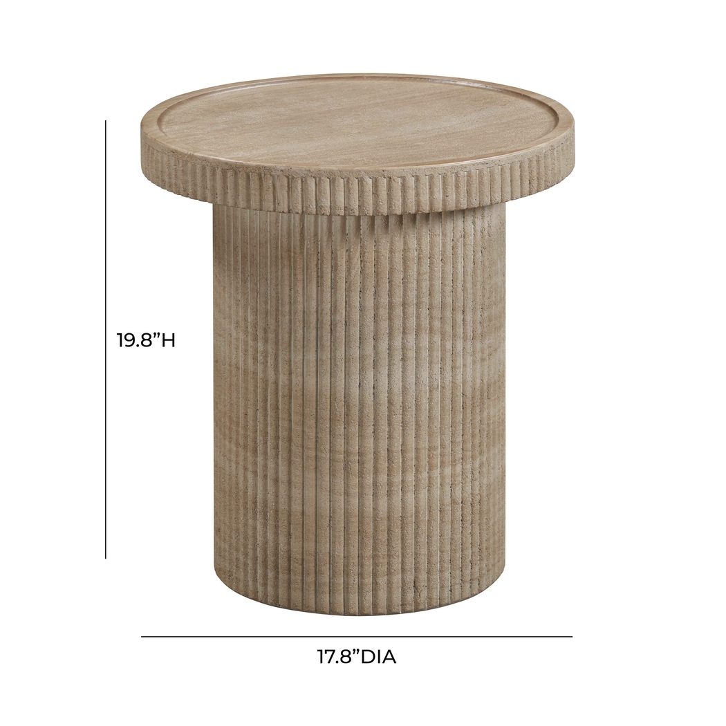 Outdoor Bowater Tan End Table - Thumbnail - Image 7