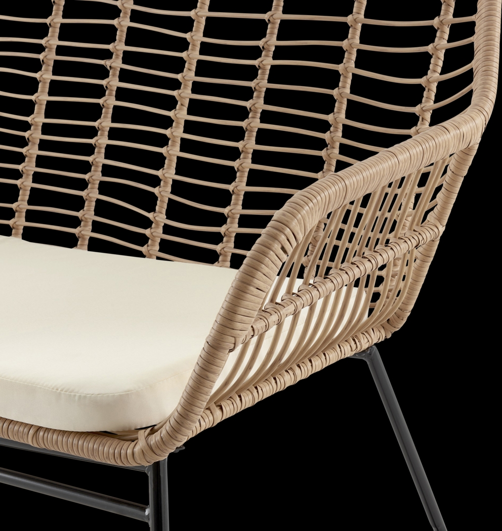 Outdoor Brahmay Cream 4 Pc Conversation Set - Thumbnail - Image 8