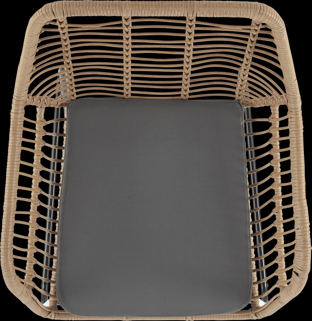 Outdoor Brahmay Gray 4 Pc Conversation Set - Thumbnail - Image 12