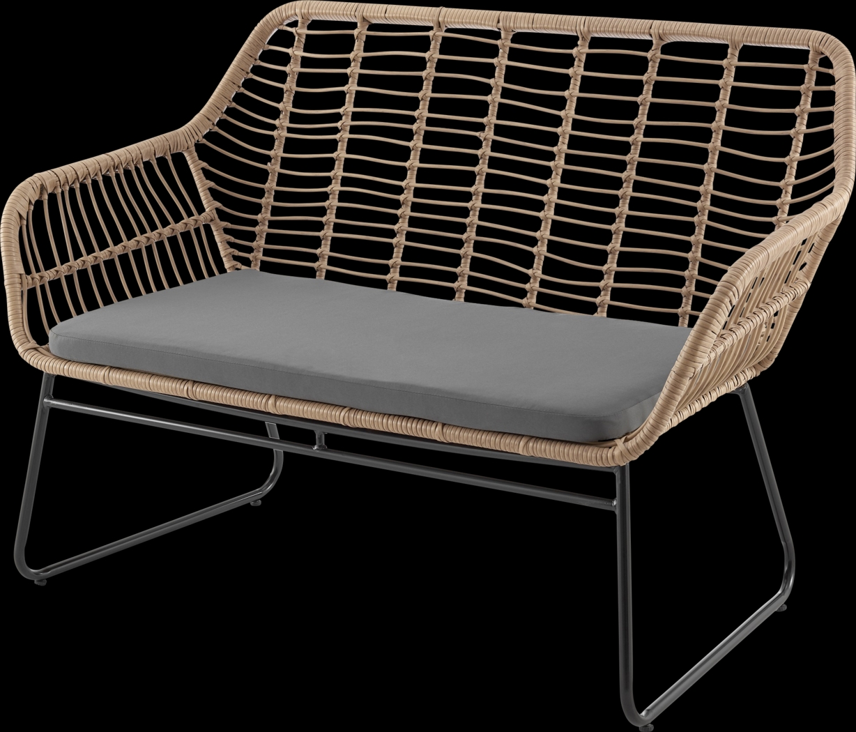 Outdoor Brahmay Gray 4 Pc Conversation Set - Thumbnail - Image 5