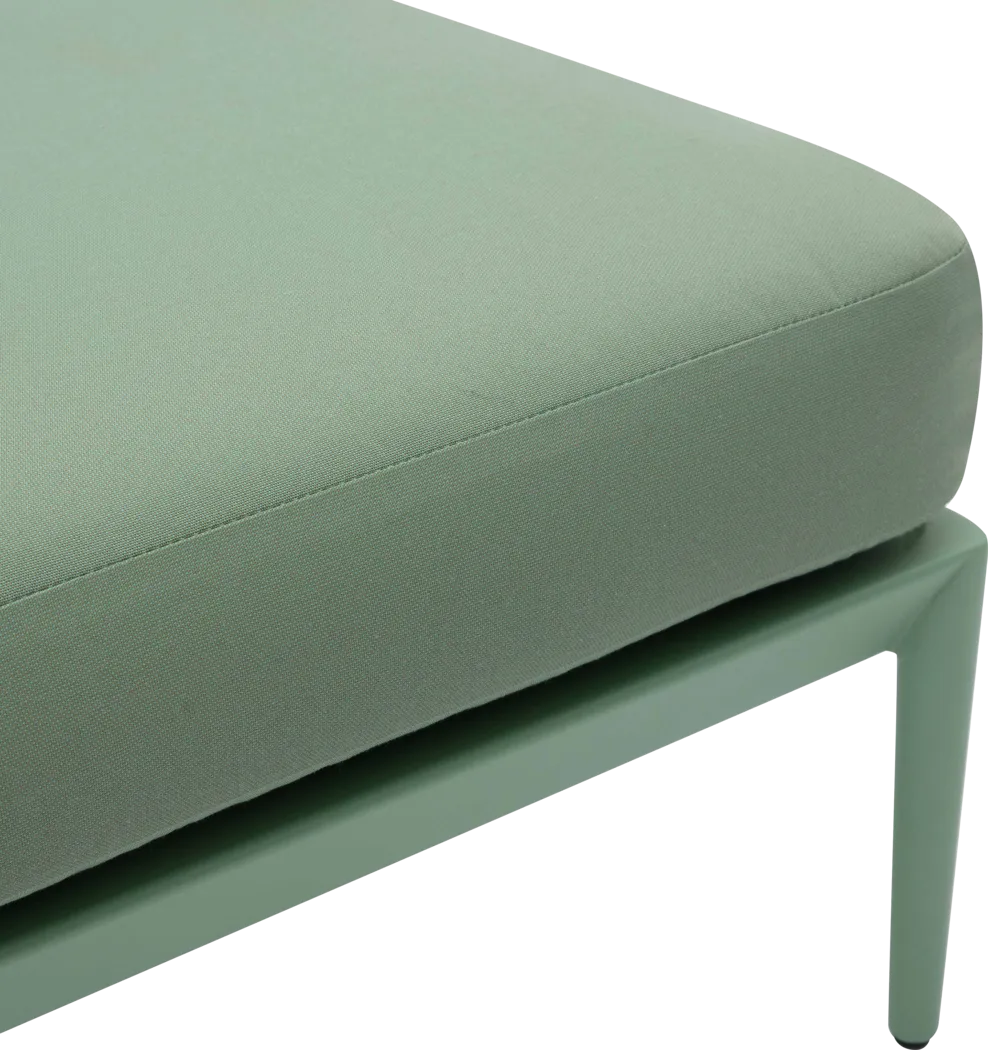 Outdoor Brenkman Green Armless Chair - Thumbnail - Image 4