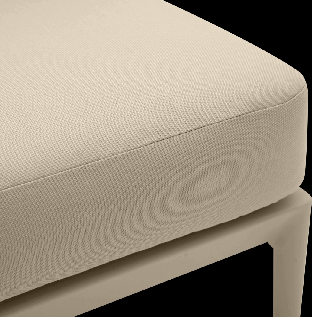 Outdoor Brenkman Taupe Armless Chair - Thumbnail - Image 5