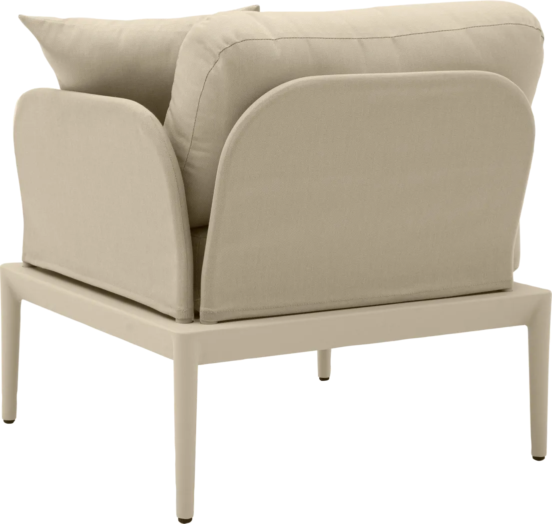 Outdoor Brenkman Taupe Right Corner Chair - Thumbnail - Image 3