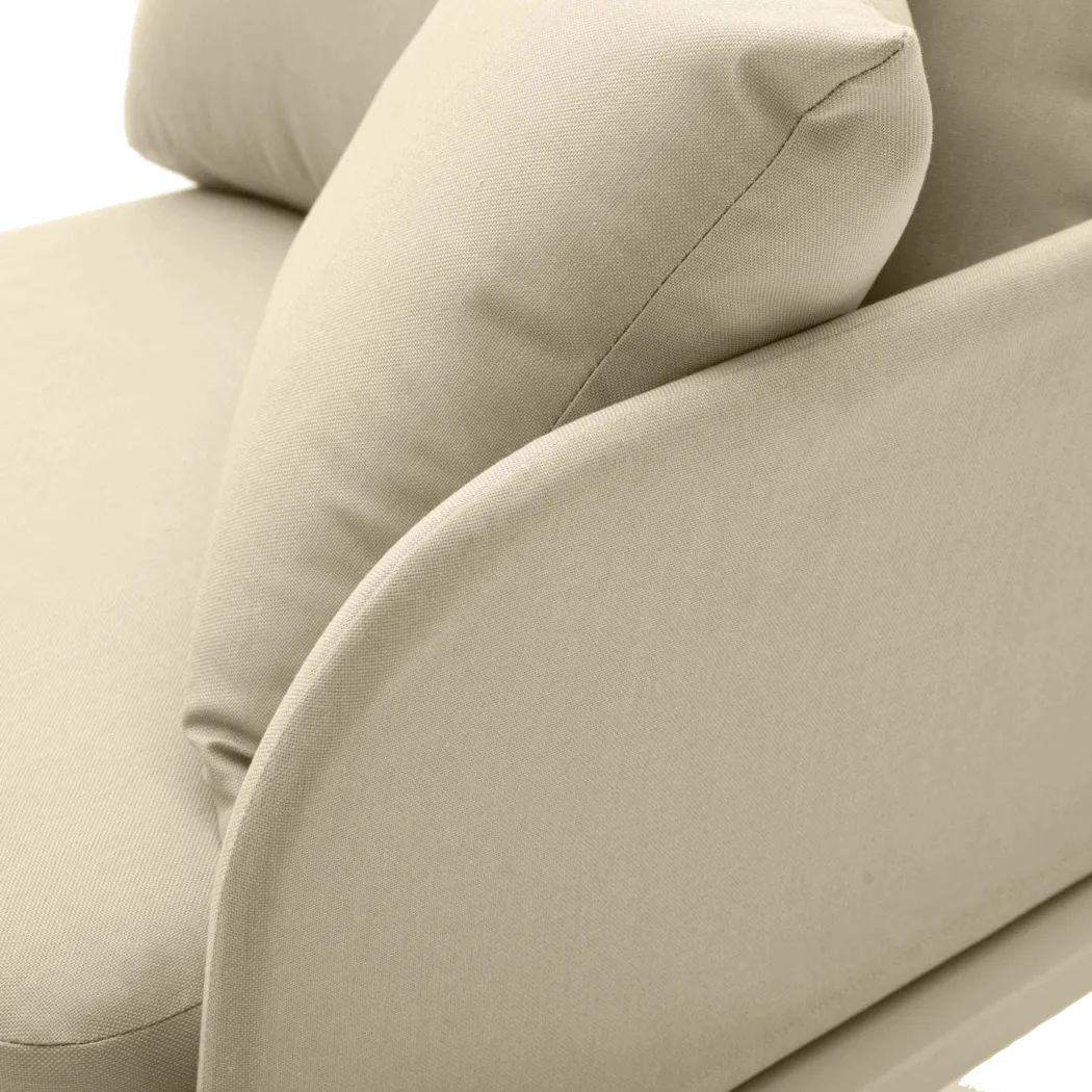 Outdoor Brenkman Taupe Right Corner Chair - Thumbnail - Image 4