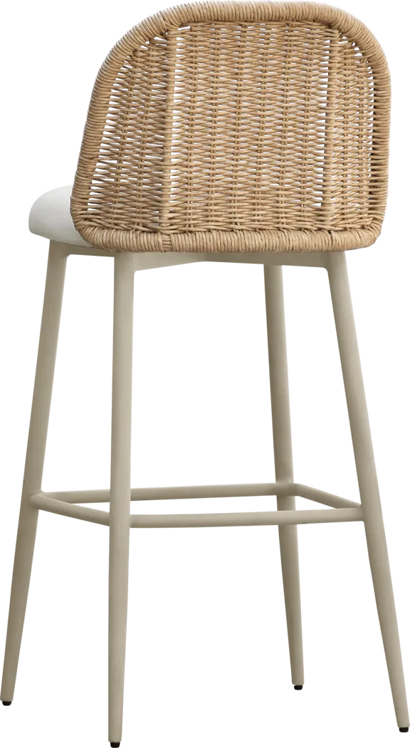 Outdoor Bresnahan Cream Barstool - Thumbnail - Image 2