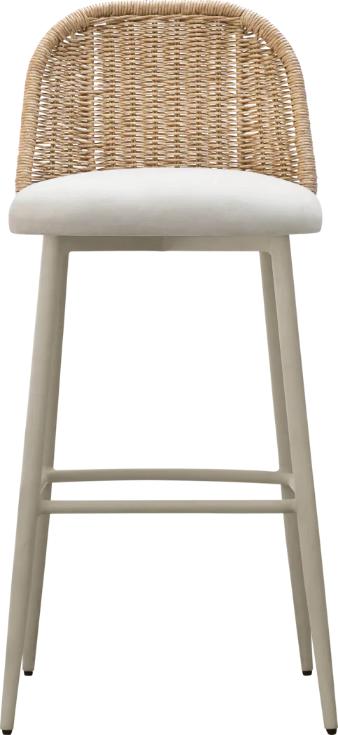 Outdoor Bresnahan Cream Barstool - Thumbnail - Image 3