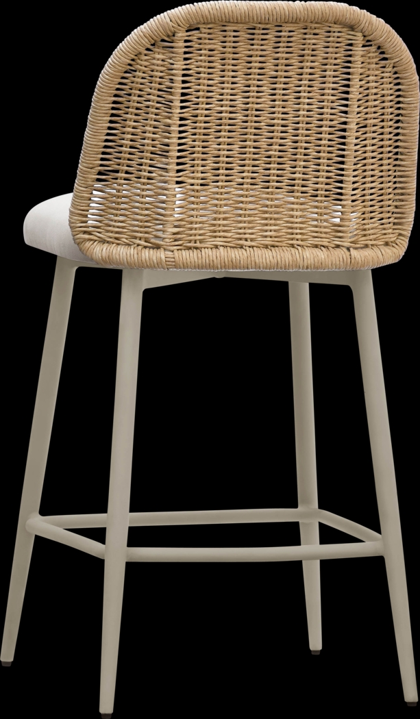 Outdoor Bresnahan Cream Counter Stool - Thumbnail - Image 3