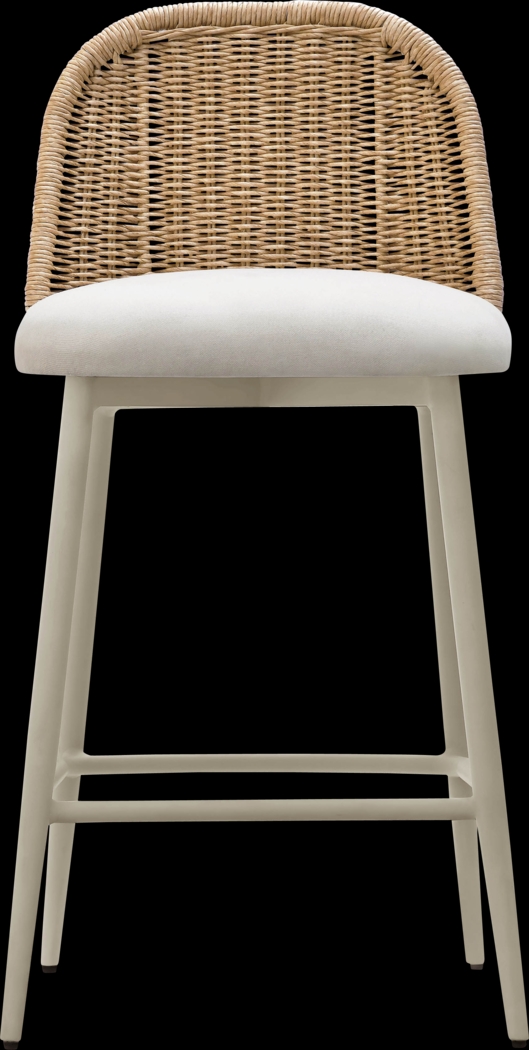 Outdoor Bresnahan Cream Counter Stool - Thumbnail - Image 4