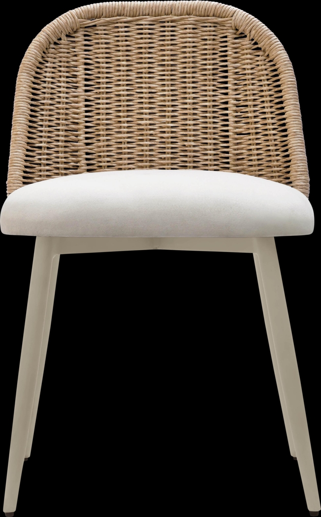 Outdoor Bresnahan Cream Side Chair - Thumbnail - Image 2