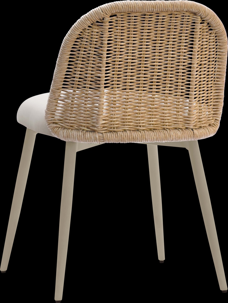 Outdoor Bresnahan Cream Side Chair - Thumbnail - Image 3