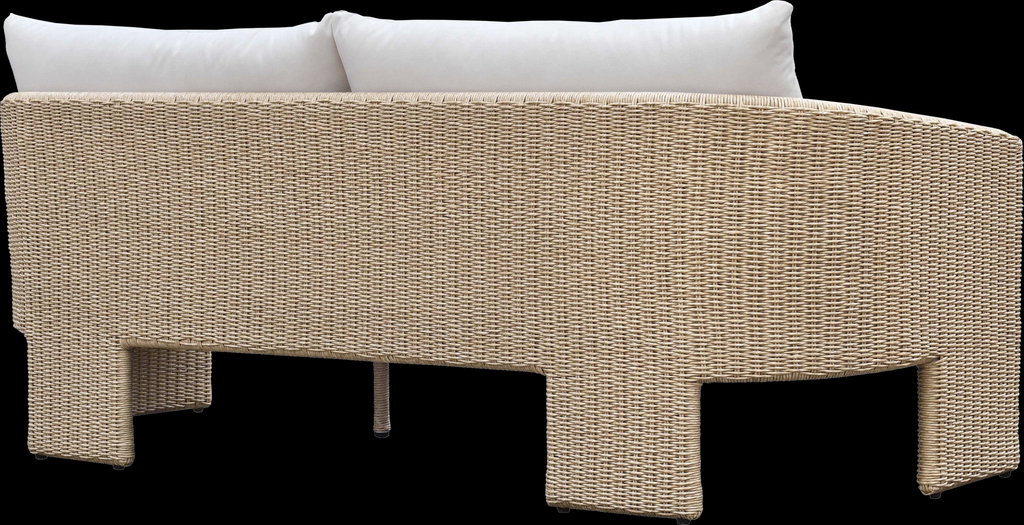 Outdoor Bresnahan Cream Sofa - Thumbnail - Image 4