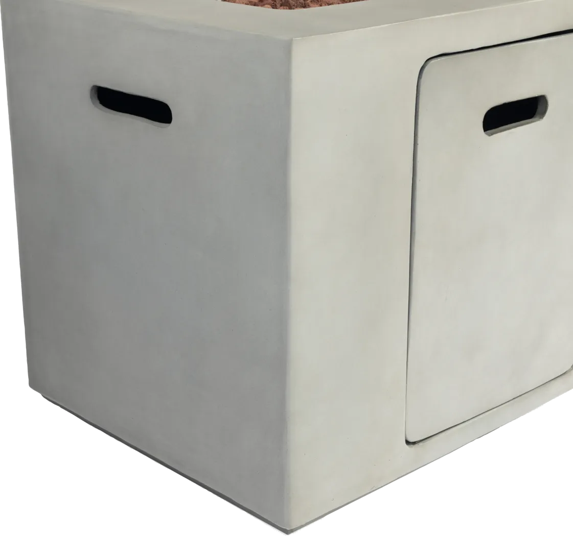 Outdoor Brushwood Gray Gas Fire Pit - Thumbnail - Image 8