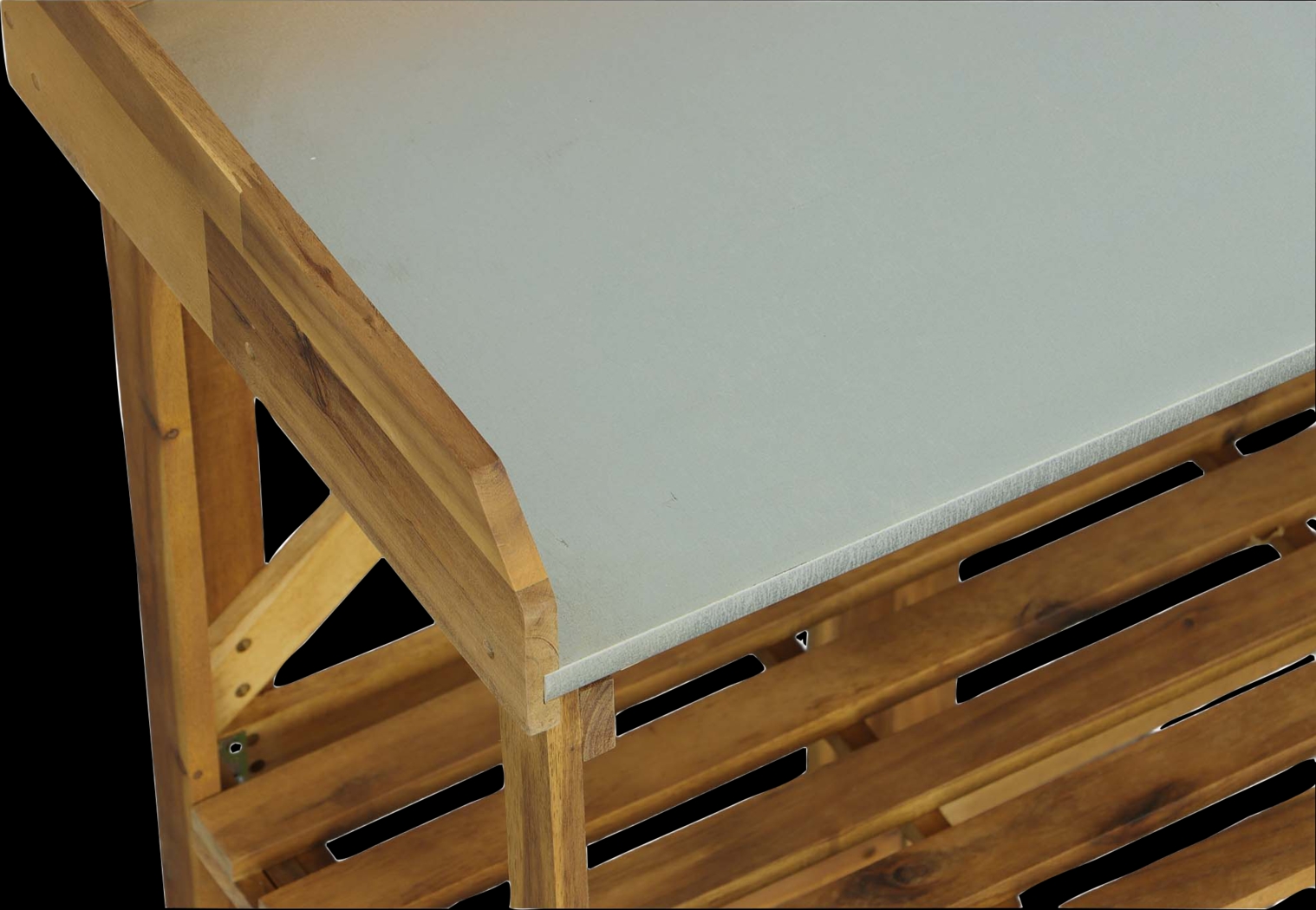 Outdoor Burgee Brown Gardening Table - Thumbnail - Image 4