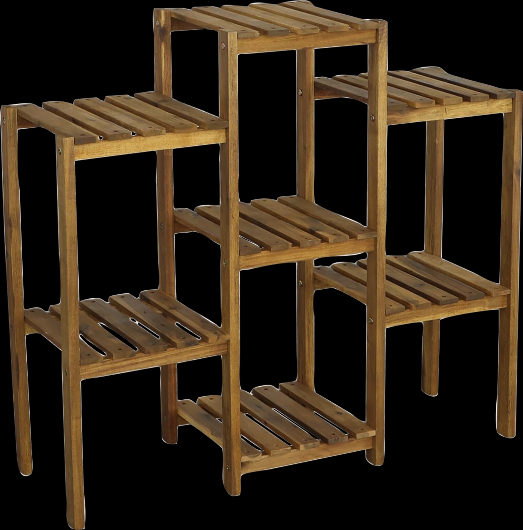 Outdoor Burgee Brown Multi-Tiered Planter - Thumbnail - Image 1