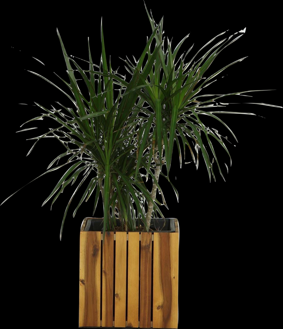 Outdoor Burgee Brown Square Planter - Thumbnail - Image 4