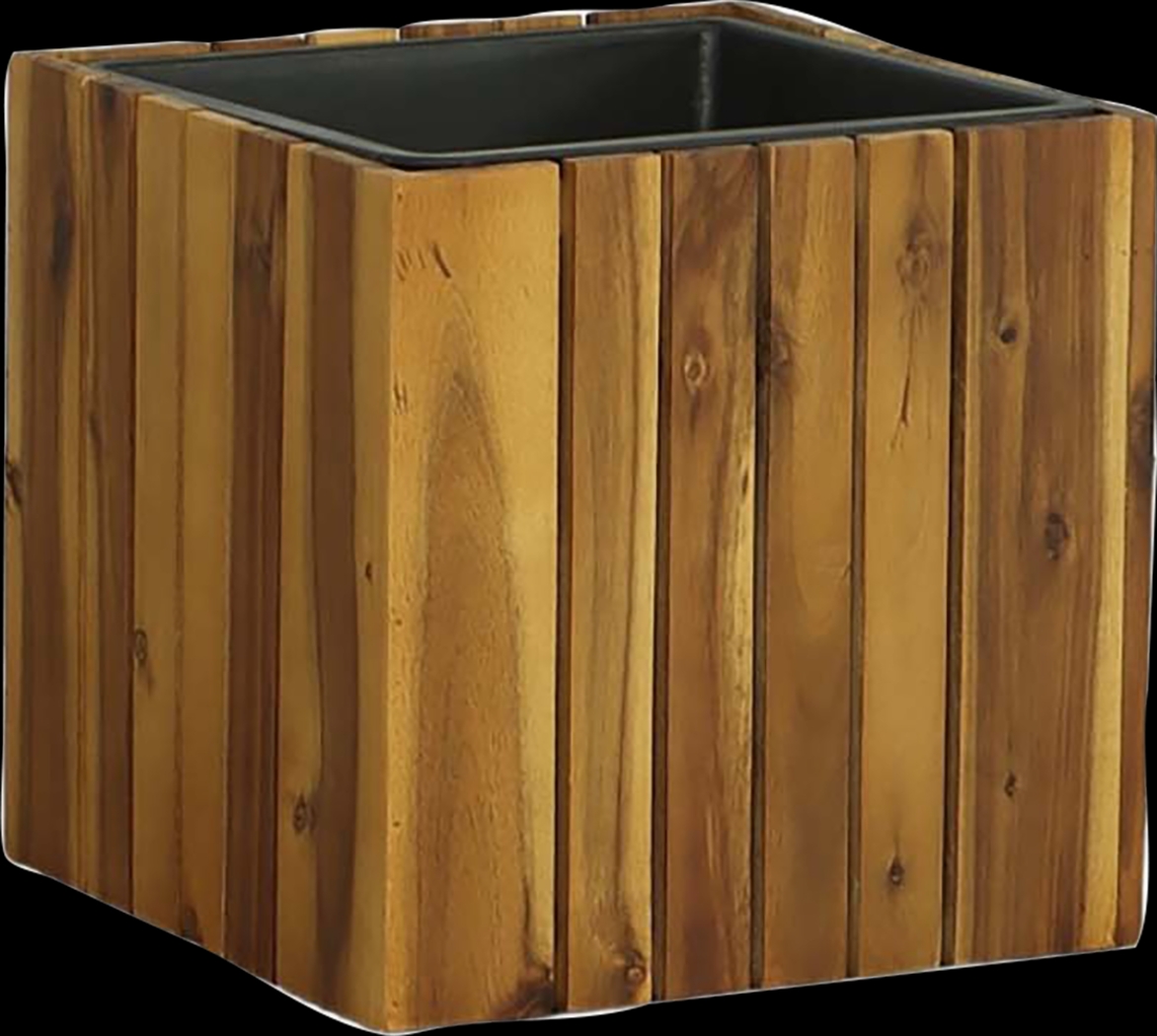 Outdoor Burgee Brown Square Planter - Thumbnail - Image 1