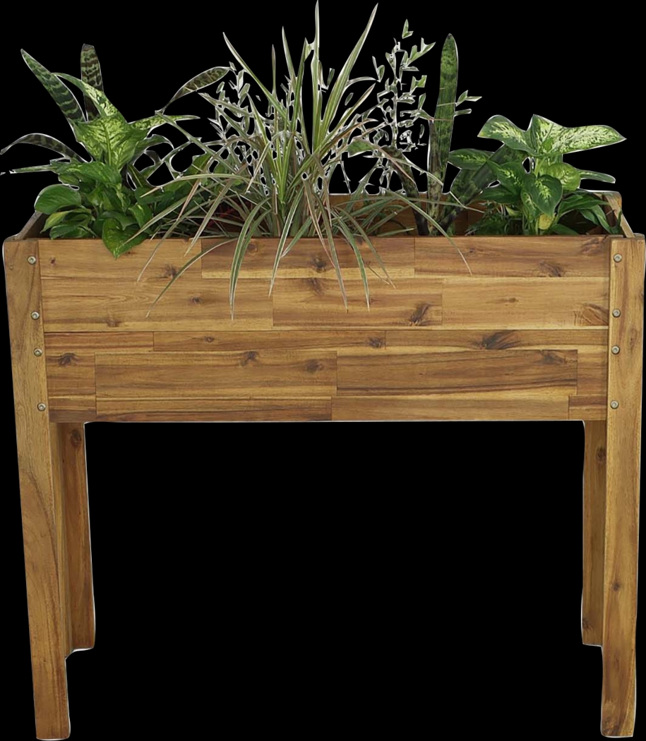 Outdoor Burgee Brown Tall Planter - Thumbnail - Image 2