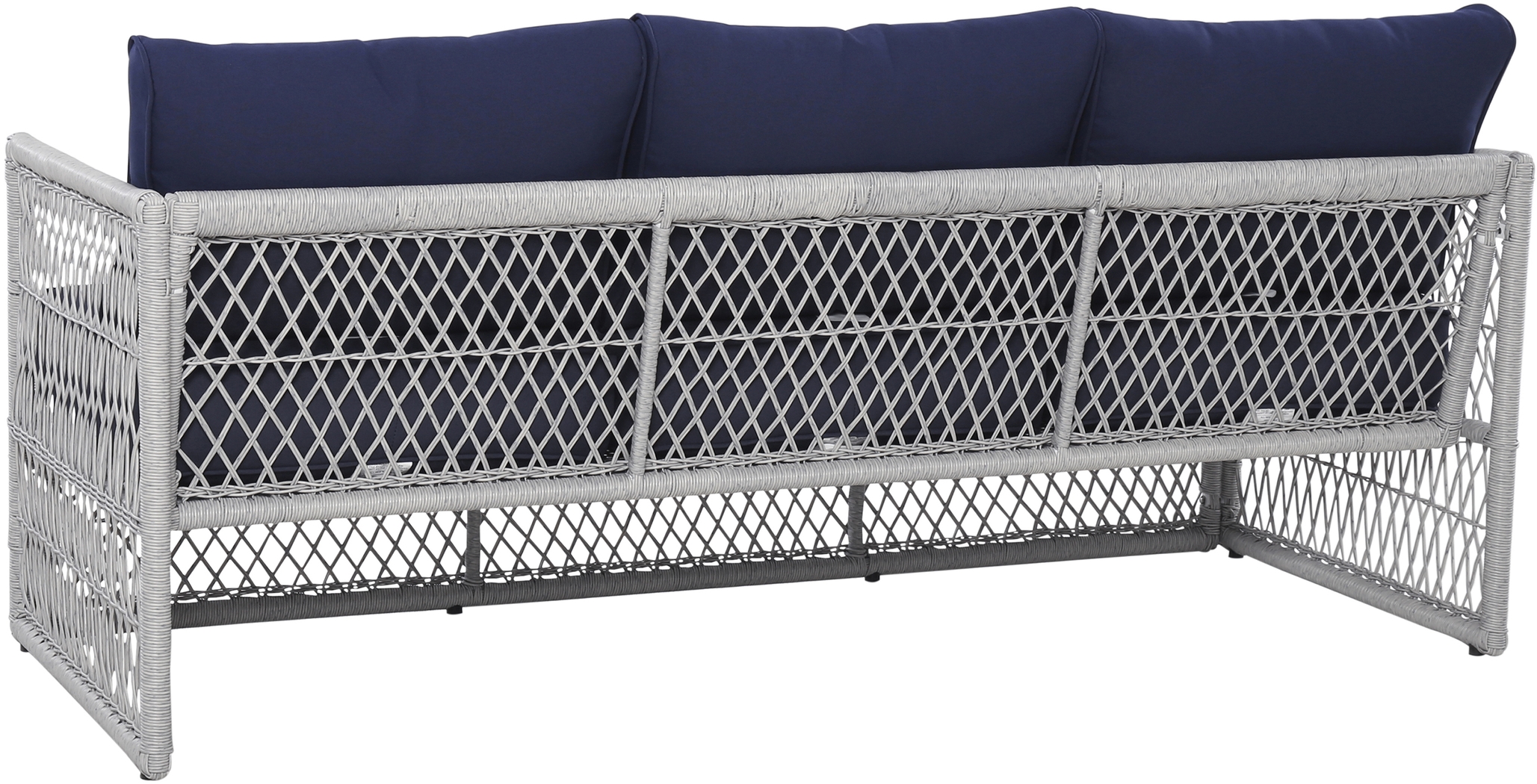 Outdoor Burkholder Blue Sofa - Thumbnail - Image 4