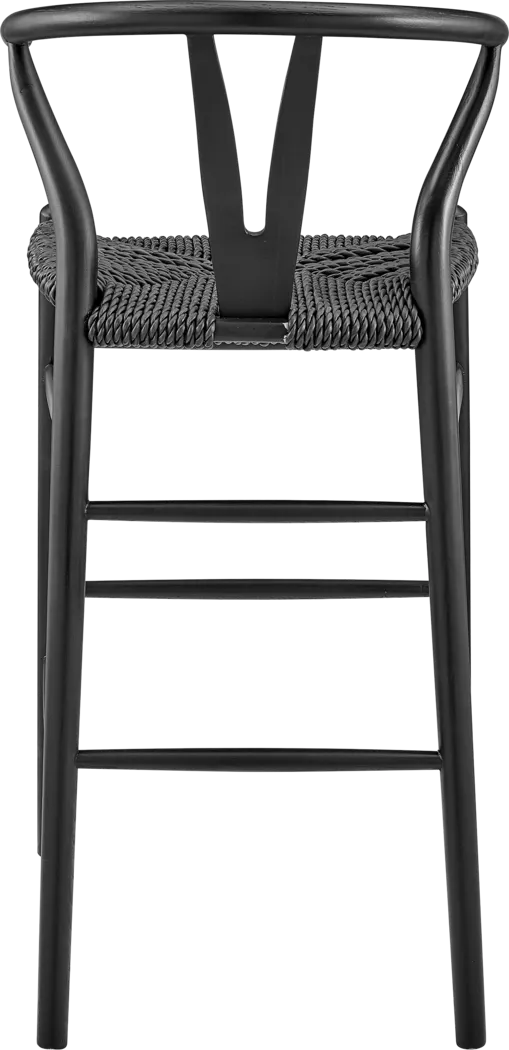 Outdoor Byrnwood Black Barstool - Thumbnail - Image 5