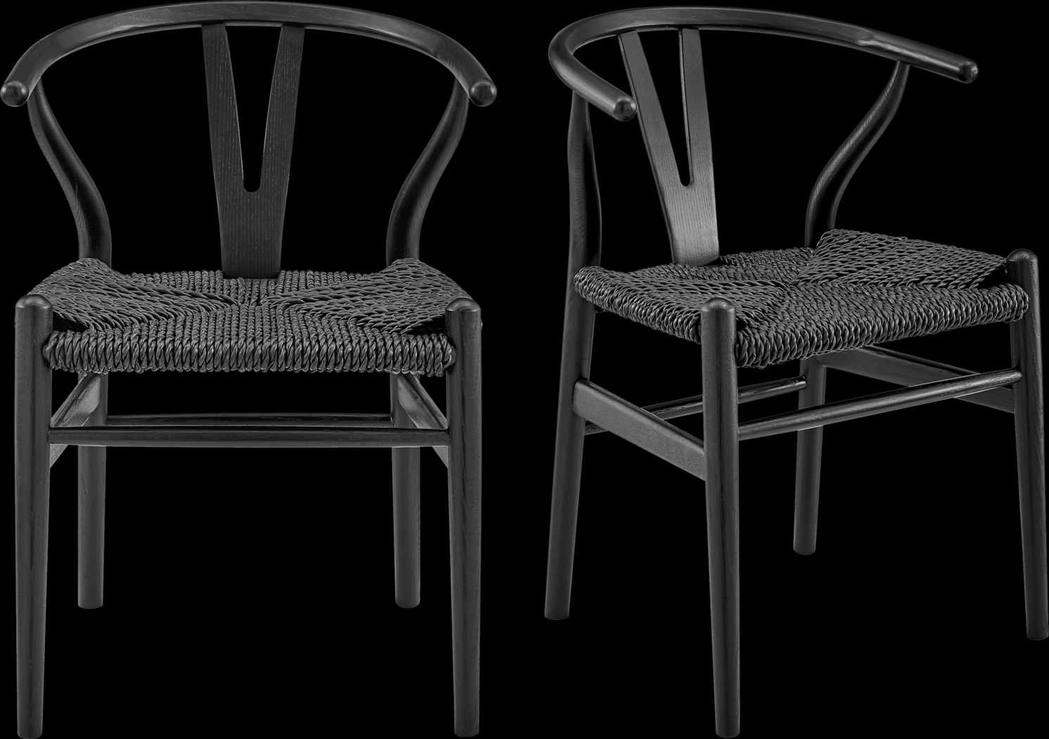 Outdoor Byrnwood Black Dining Chair - Thumbnail - Image 2