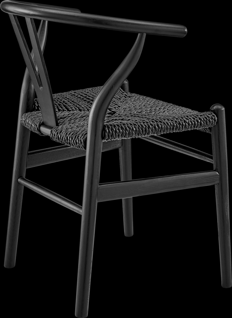 Outdoor Byrnwood Black Dining Chair - Thumbnail - Image 5