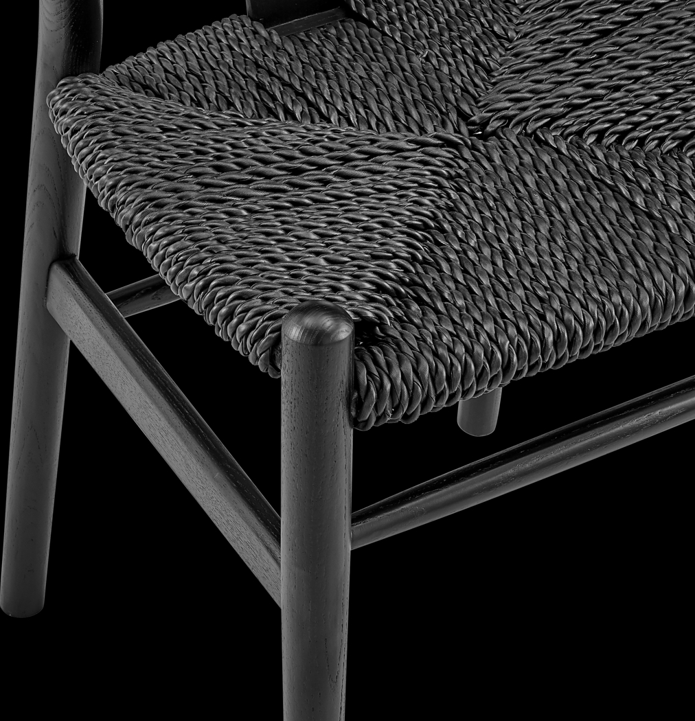 Outdoor Byrnwood Black Dining Chair - Thumbnail - Image 7
