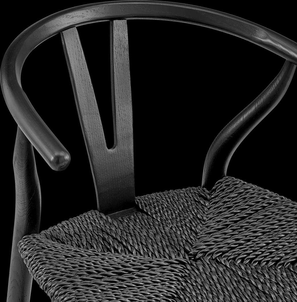 Outdoor Byrnwood Black Dining Chair - Thumbnail - Image 8