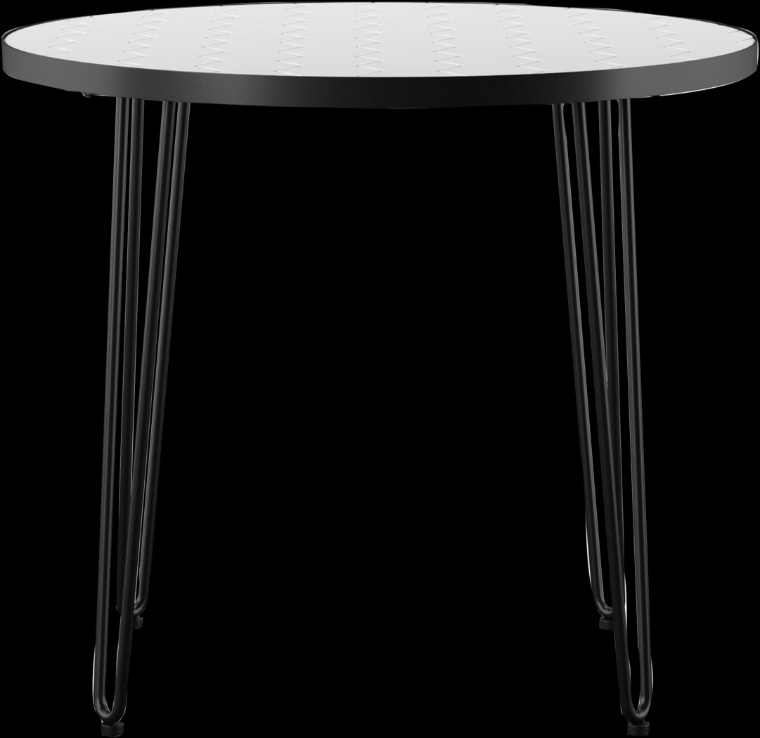 Outdoor Caillouet Black Bistro Table - Thumbnail - Image 3