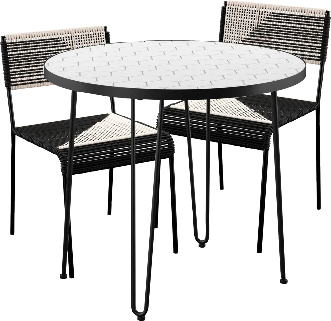 Outdoor Caillouet Black Bistro Table - Image 5
