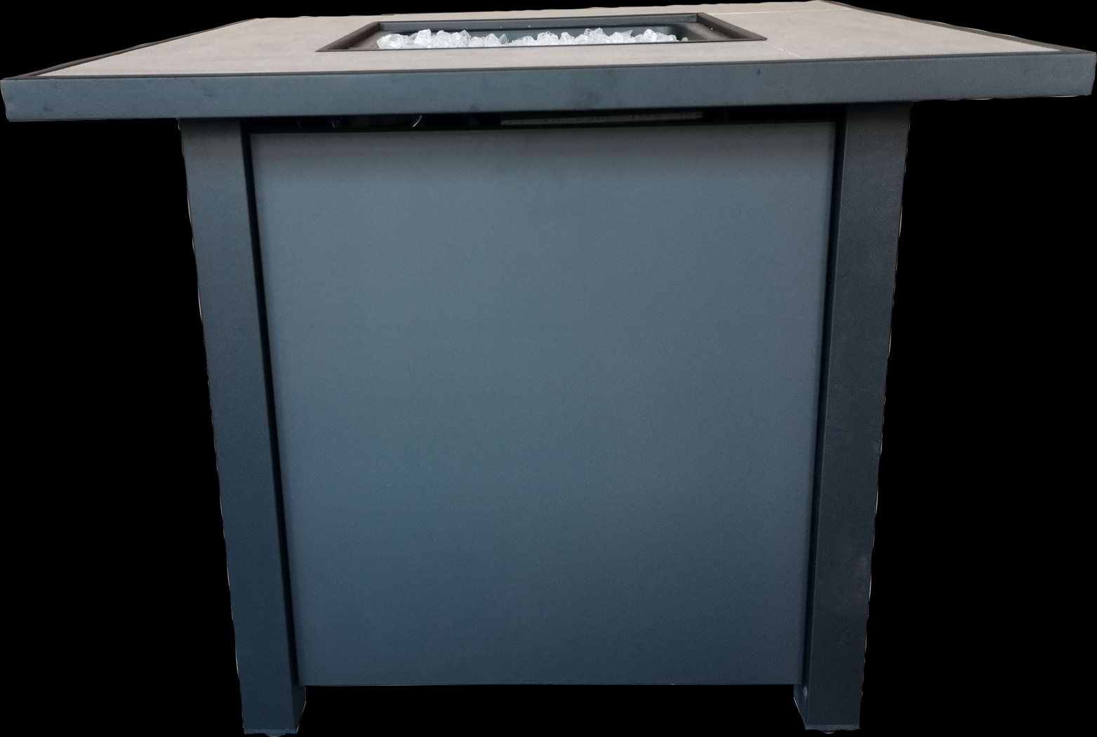 Outdoor Canney Black Gas Fire Pit - Thumbnail - Image 10